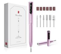 MelodySusie PocketNail Cordless Nail File, PC100GR Pen-Shaped Portable Nail Drill 20,000RPM, Pink