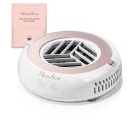 MelodySusie PocketSized Mini Nail Dust Collector with Lightweight Design,HProA 6000RPM Ultra-Small Nail Vacuum Fan with 3 Suction Modes and 30 Disposable Filter Papers for Beginner & Home Use,White