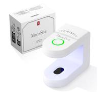 Melodysusie Rechargeable Mini UV Light for Gel Nails with Smart Sensor, Cordless Portable Hands Free Flash Cure Lamp with 2 Timers for Fast Nail Extension, P-ART04G