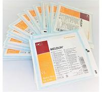 MELOLIN Dressings - 50 Pack, 10cm x 10cm - Sterile, Low Adherent, Absorbent, Non-Sensitising Wound Care Pads