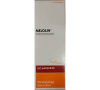 Melolin Pad Dressing 5x5cm Pack of 10 Low-Adherent Sterile