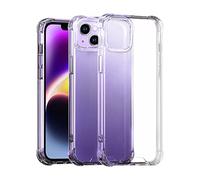 Melomon Case Compatible with iPhone 14 (6.1-Inch), Slim Soft TPU & Shockproof Anti-Scratch Hard PC Back, (Airbag Protection) Bumper Protective Cover for iPhone 14 - HD Clear