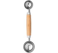 Melon Baller,Fruit Ball Scoop,2 in 1 Carving Tools Double Sided, Multifunctional Seed Remover Kitchen Helper Set for Different Fruits for Watermelon Ice Cream DIY Salads,40 +50mm.Restricting adult use