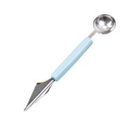 Melon Baller, Melon Baller Scoop, Baller, Melon Cutter, Cookie Scoop, Stainless Steel Fruit Melon Baller Scoop and Ice Cream Scooper with Non-Slip Grip, for DIY Fruit Salads and Desserts (2)