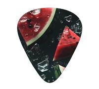 Melon in the water Guitar picks in thin, medium, and thick sizes, 12-piece set, suitable for electric guitar and various instruments