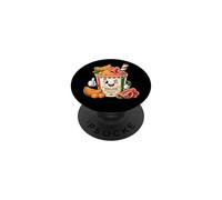 Melon Prosciutto Granita Cute Italian Food Mascot Design PopSockets Adhesive PopGrip