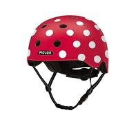 Melon Urban Active Dotty Helmet - White/Pink Matt, X-Large/2X-Large 58-63 cm