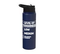 Melonama Warrior Skin Cancer Stainless Steel Insulated Water Bottle
