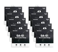 MELONARE Electric Guitar Strings, Ball-End Guitar Strings with Nickel-Plated Steel Winding, Hex Core & Anti-Rust Coating, 9-42Super Light Gauge, 10-Pack (GA-S1-10)