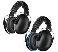 MelonArt SNR Noise Cancelling Headphones for Shooting, Earmuffs for Adults, Noise Reduction for Autism, 35dB, blue/white, Suitable