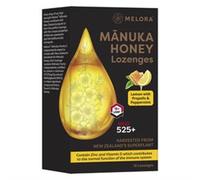 Melora FREE Manuka Honey 525 MGO Lemon and Propolis 12 Lozenges