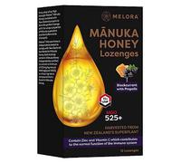Melora Manuka Honey And Propolis Lozenges Blackcurrant 12S