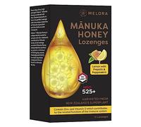 Melora Manuka Honey Lozenges 525+ MGO, 15+ UMF Propolis, Lemon Peppermint