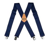 MELOTOUGH Adjustable and Elastic X Shape Braces with Very Strong Clips for Men 24 inches Wide - Very Durable, L