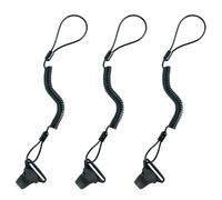 MELOTOUGH Coiled Lanyard,Hard Hat Lanyard with Clamp End,Hard Hat Tether,No Snag Design,Weight Capacity 2lbs