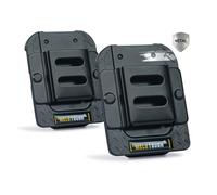 MELOTOUGH Drill Holder for Tool Belt,Tape Measure Holder,Drill Belt Clip,Drill Clip for Tool Belt,Measuring Tape Holder (Black),2PCS