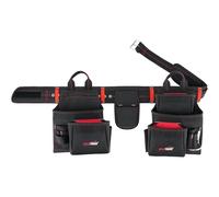 MELOTOUGH Heavy Duty Tool Belt 21 Pockets Tool Rig Combo Apron Tool Pouch, Comfort Back Support, Durable Construction Work Belt for Framers, Carpenters, Electricians