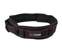 MELOTOUGH Padded Tool Belt with D ring for men construction Strong Durable Double Metal Roller Buckle,adjustable waist 44'-53'thick confortable foam padding (XXL)