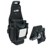 MELOTOUGH Pocket Tool Belt Pouch-Small Tool Pouch with Quick Release Belt Clip,Clip on Larger Pockets & Loop, Clip on-Tool Holder Accessory