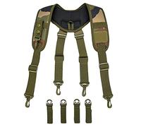 MELOTOUGH Tactical Suspenders for Duty Belt Harness,Police Suspenders Duty belt Padded Adjustable