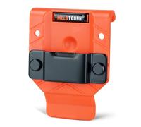 MELOTOUGH Tape Measure Holder for Belt - Orange ABS Holster, Rivet-Reinforced, Fits 2.7" Tool Belt, Clip for Measuring Tape