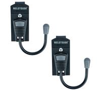 MELOTOUGH Tool Belt Hook Tool Holster Cordless Drill Holster Hook with Metal Clip for Work Belt (Grey 2pcs)