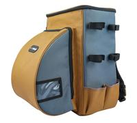 MELOTOUGH Welding Backpack for Tools and Helmet Welder Backpack Large Capacity Extreme Gear Pack Heavy Duty Welder Storage Bag(Khaki)