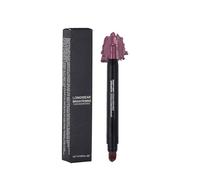 MELOYOLO Mystic Plum Dual-Ended Eyeshadow Pencil with Brush | Metallic Cream Shadow Stick | Smudge-Proof Waterproof Long-Wear Makeup for Professional & Everyday Use