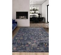Melrose Astoria Modern Traditional Blue Design X-Large Indoor Area Rug 200/290Cm