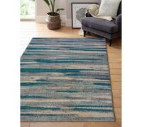 Melrose Chateau Watercoloured Duckegg Indoor Area Rug - 160X230Cm