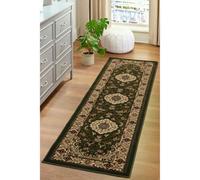 Homemaker Victoria Traditional Green 60X230 Rug, Green