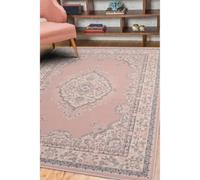 Melrose Colorama Traditional Blush Medium Indoor Area Rug 080/150Cm