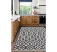 Melrose Eden Genesis Navy Indoor Outdoor X-Large Area Rug 3mm Pile Height - 200/290Cm