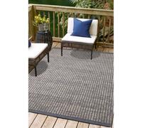 Melrose Eden Hatch Navy Indoor Outdoor Medium Weatherproof Area Rug Pile Height 3mm - 120/170Cm