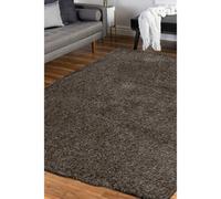 Melrose Laguna Super Soft Shaggy Mid Grey Area Rug 160/230Cm