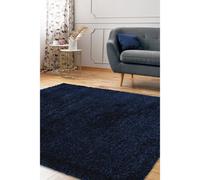 Melrose Laguna Super Soft Shaggy Navy Area Rug 080/150Cm