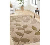 Melrose Leaf Green Geometric Design Medium Indoor Area Rug 120/170Cm
