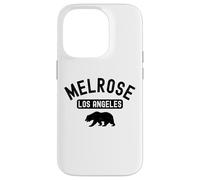 Melrose Los Angeles Retro Hollywood California La Brea Bear Case for iPhone 14 Pro