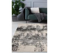 Melrose Marble Grey Effect Patterned Indoor X-Large Area Rug 200/290Cm