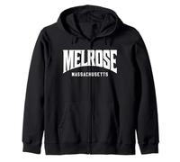 Melrose Massachusetts Zip Hoodie