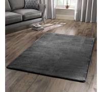 Melrose Relay Classic Mixed Fibres Charcoal Large Indoor Area Rug 140/200Cm
