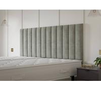 Melrose Strutted Headboard Super King Comet Silver