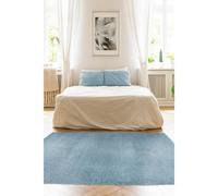 Snug Plain Denim 160X230cm Rug, Blue