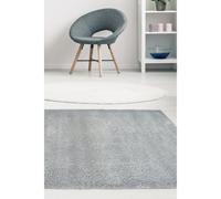 Melrose Super Soft Venus Shaggy Snuggly Plain Grey Area Rug 120/170Cm