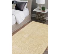 Melrose Super Soft Venus Shaggy Snuggly Plain Honey Area Rug 120X170Cm