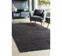 Melrose Venus Shaggy Anthracite High Pile Large Area Rug 140/200Cm