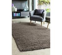 Melrose Venus Shaggy Dark Natural High Pile Medium Rug 080/150Cm