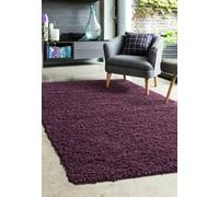 Melrose Venus Shaggy Plum High Pile Large Area Rug 140/200Cm