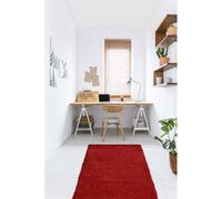 Melrose Venus Shaggy Red High Pile Runner Rug 067/200Cm