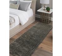 Melrose Venus Super Soft Anthracite Shaggy Area Runner Rug 67/200Cm
